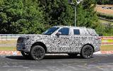 Range Rover prototype Nurburgring side front Range Rover prototype Nurburgring side front