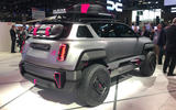 Renault 4ever 2022 rear quarter static Paris motor show Renault 4ever 2022 rear quarter static Paris motor show