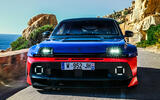 Renault 5 Turbo 3E production on road front tracking