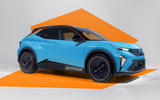 Renault C Segment crossover render front quarter