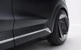 Renault Scenic concept carbonfibre side trim Renault Scenic concept carbonfibre side trim