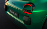 Renault Twingo Concept 2025 rear detail Renault Twingo Concept 2025 rear detail