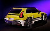 Renault 5 Turbo 3E rear three quarter Renault 5 Turbo 3E rear three quarter