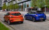 Renault Clio vs Suzuki Swift rear