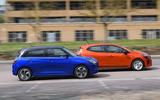 Renault Clio vs Suzuki Swift side