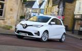 Renault Zoe front three quarter lead