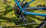 The Ribble Hybrid AL e has an 11-speed SRAM NX groupset and a wide range of gears on the cassette