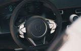 Rimac Nevera 2023 steering wheel detail Rimac Nevera 2023 steering wheel detail