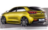 New Kia Rio revealed in rendering