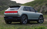 Rivian R3 rear quarter Rivian R3 rear quarter