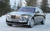 Rolls Royce Ghost facelift camo front turning