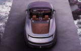 Rolls Royce Amethyst Drop Tail rear birds eye view Rolls Royce Amethyst Drop Tail rear birds eye view