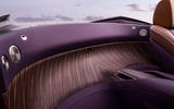Rolls Royce Amethyst Drop Tail rear wood panelling Rolls Royce Amethyst Drop Tail rear wood panelling