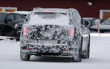 Rolls Royce SUV EV spy shot rear