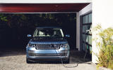 Range Rover P400e charging - front