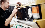 1978 two-door Range Rover being refurbished