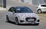 Audi RS4 spy shots