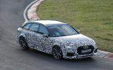 Audi RS4 spy shots