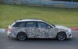 Audi RS4 spy shots