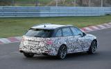 Audi RS4 spy shots
