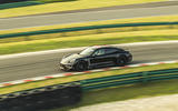 Porsche Taycan track drive - side