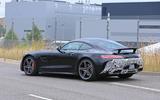2019 Mercedes AMG GT spies side rear
