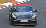 Porsche 718 Boxster Spyder: new pictures show bespoke roof setup