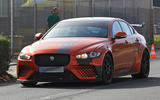 New Jaguar XE SV Project 8 tests at the Nürburgring
