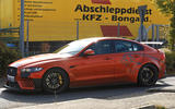 New Jaguar XE SV Project 8 tests at the Nürburgring