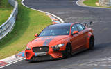 New Jaguar XE SV Project 8 tests at the Nürburgring