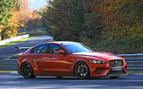 New Jaguar XE SV Project 8 tests at the Nürburgring