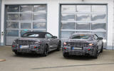 BMW M8: new pictures show coupé and convertible differences