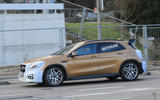 Facelifted Mercedes-AMG GLA 45 spotted testing