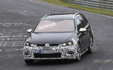 2017 Volkswagen Golf R facelift spotted in estate form at 'Ring