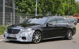Mercedes-AMG S 63 facelift spy picture