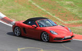 Porsche 718 Boxster GTS spied with up to 375bhp