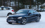 2018 Mercedes-Benz C-Class Coupe facelift spotted for first time