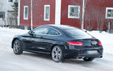 2018 Mercedes-Benz C-Class Coupe facelift spotted for first time