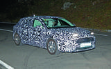 The new Seat Leon being tested under a camouflage wrap