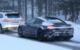 Porsche Mission E: new pictures of EV during cold weather testing