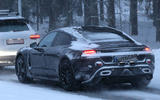 Porsche Mission E: new pictures of EV during cold weather testing