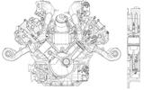 Maserati engine schematic