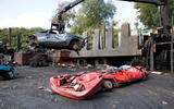 crushed car