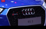 Audi RS3 saloon and RS3 LMS racer revealed in Paris