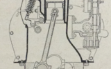 Studebaker Light Six engine illustration