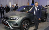 SEAT president Luca de Meo with the new Ateca X-PERIENCE SEAT president Luca de Meo with the new Ateca X-PERIENCE