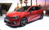 The new SEAT Ibiza is on display at Geneva