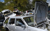 Silver scrap volvos