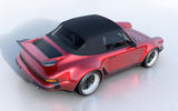 Singer Porsche 911 930 Turbo cabriolet 2022 rear quarter top
