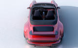 Singer Porsche 911 Cabriolet roof down view
